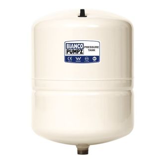 Bianco Pressure Tank 24 Litre Vertical Almond 4 Bar Pre-Charge